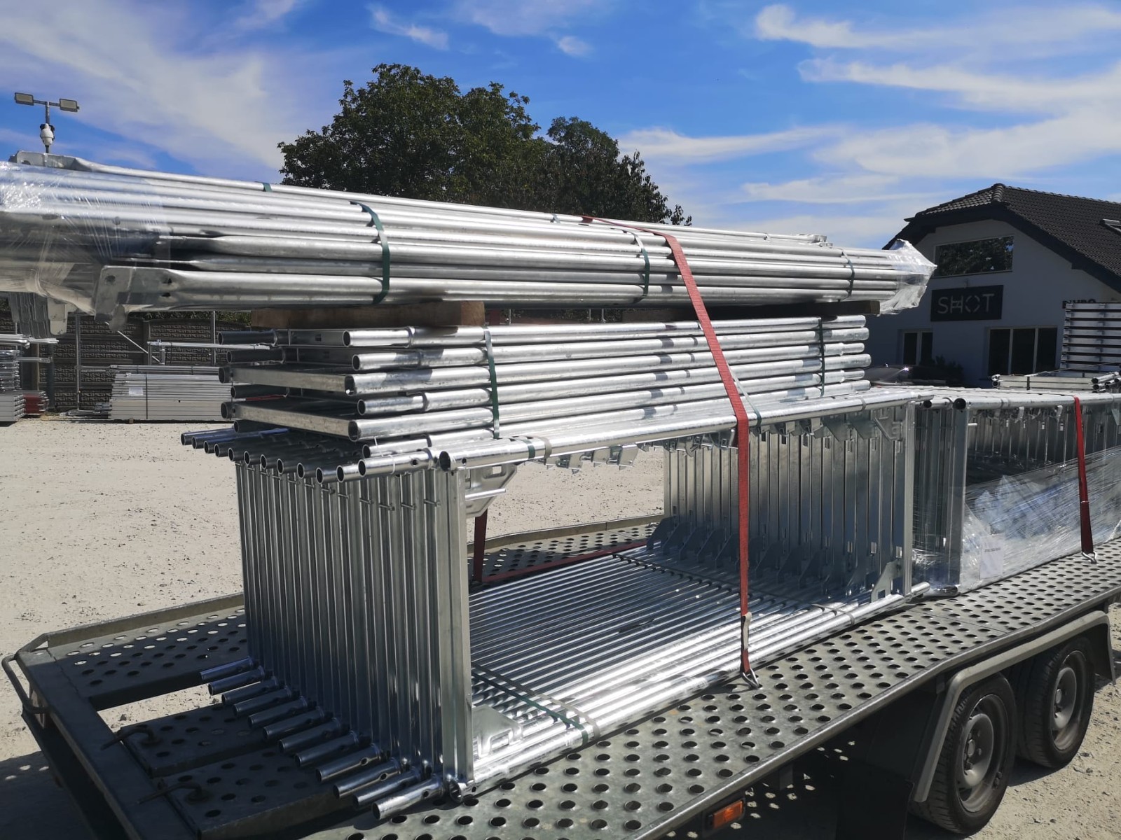 Scaffolding set for facade 10 x 15.35 158 m2 SCAFF 73 free shipping nationwide!