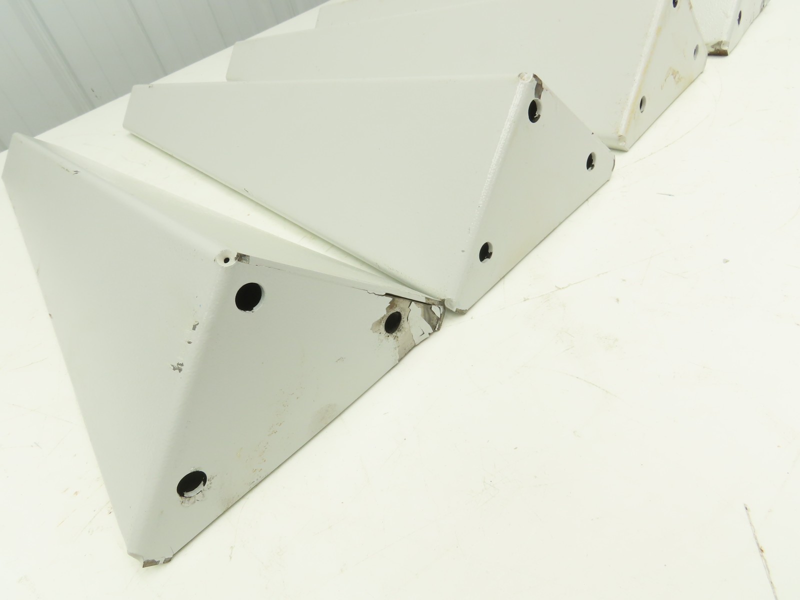 Omga Machine Base Table Legs 26-1/2″ Long White Radial Arm Saw Set of 4