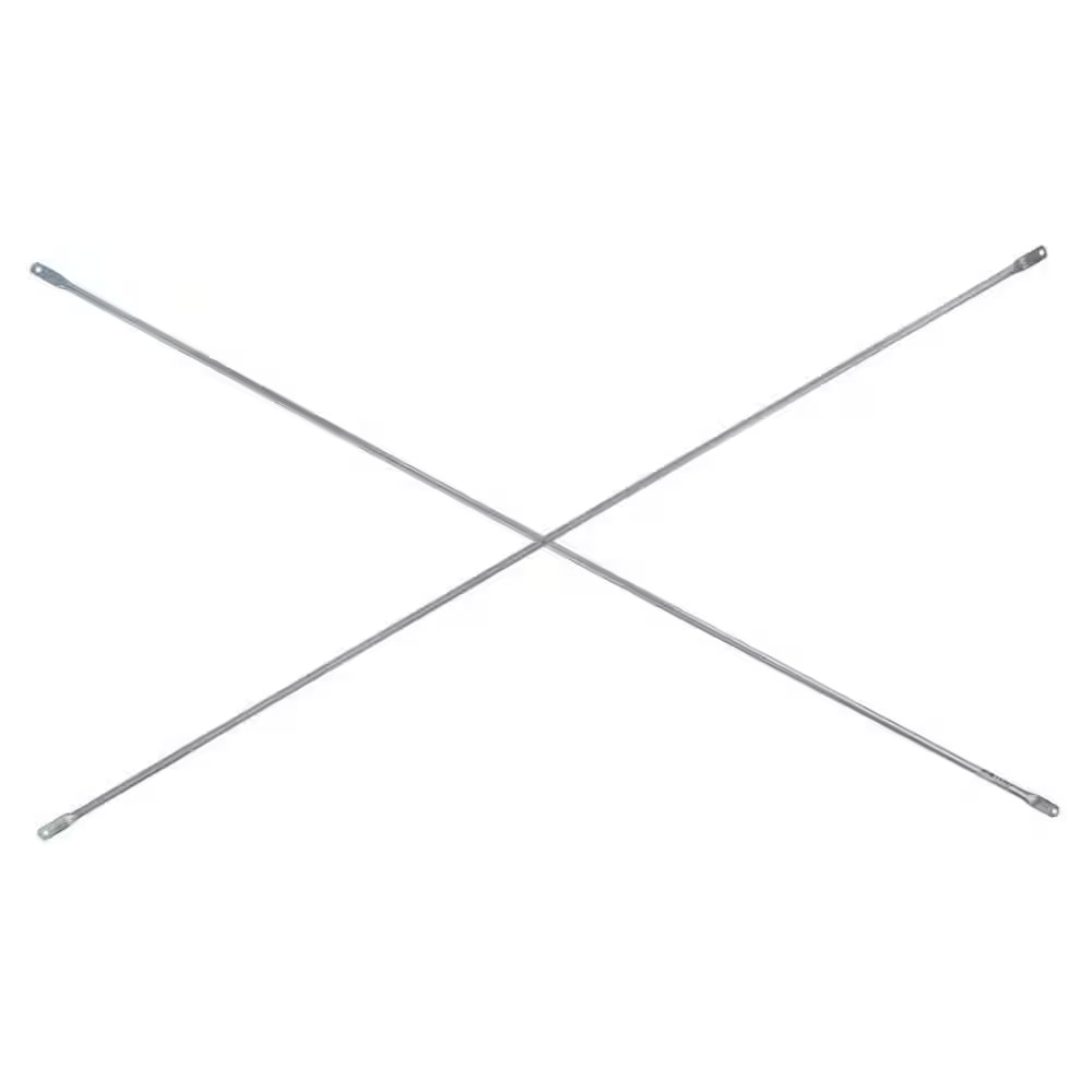 7 Ft. X 4 Ft. Galvanized Steel Squaring Cross Brace for Scaffolding Frames