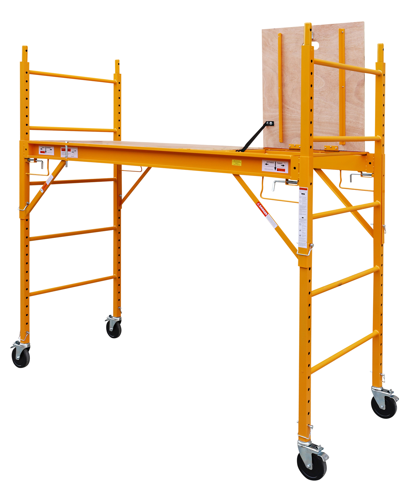 18 Foot Scaffold Tower w/ Hatch 1000 lbs capacity And 36″ Adjustable Outriggers
