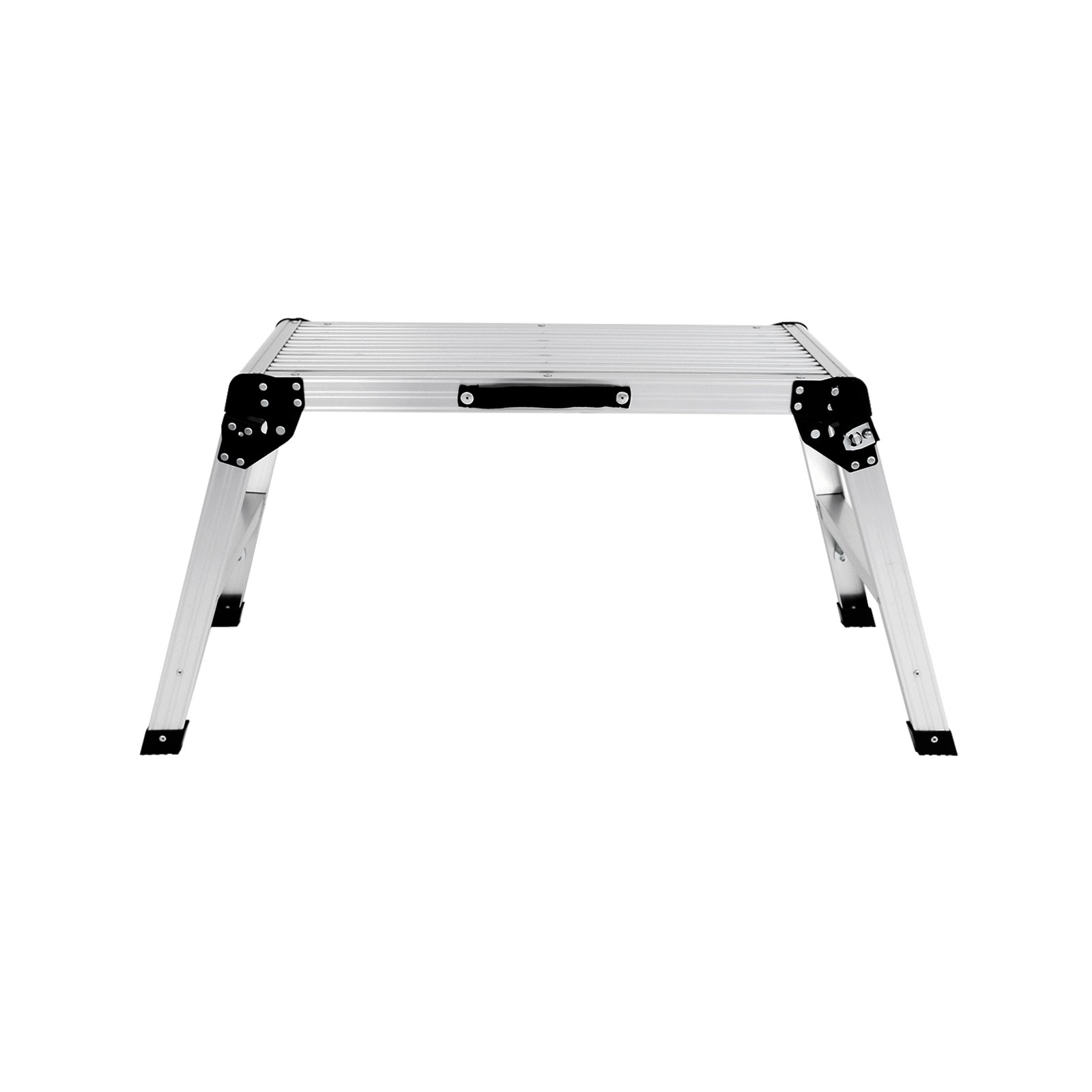 30″ Aluminum Step Folding Work Platform Drywall Ladder 330lbs Non-slip Bench