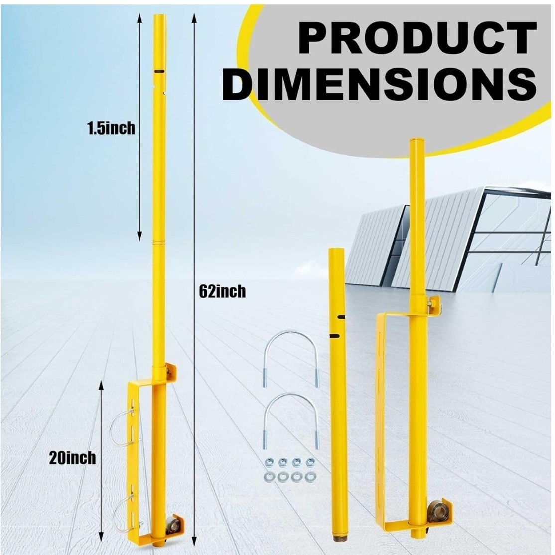Roof Hatches Ladder Safety Post | Roof Top Safety Hatch Safety Post