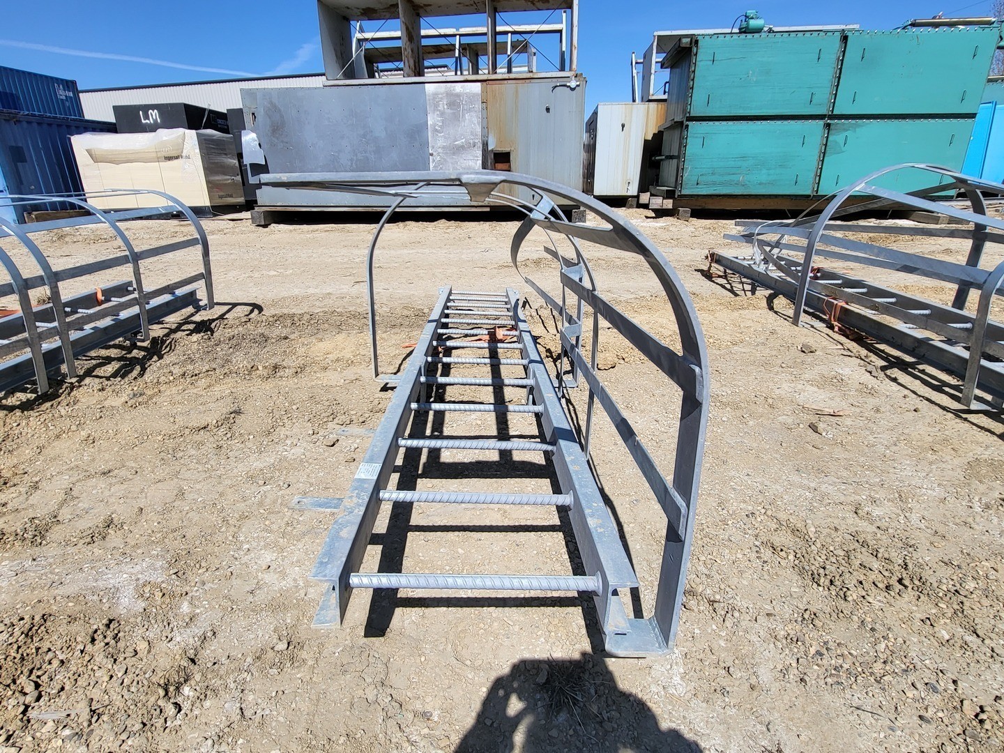 12ft. Steel Caged Ladder