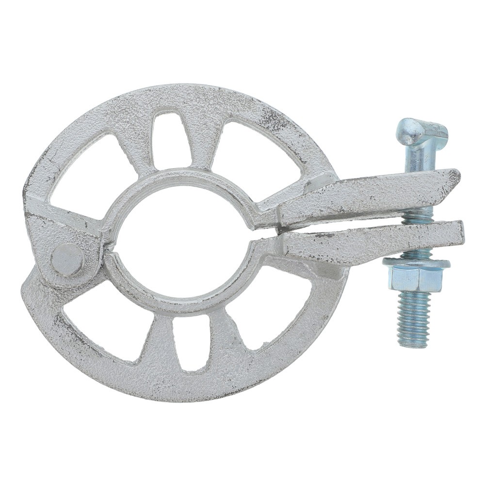 Scaffold Ring Lock Clamp with Movable Rosette, Steel Construction Round Plate