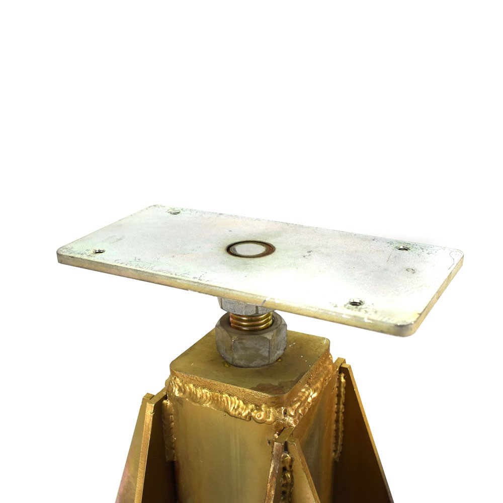 (Lot of 4) Heavy Duty Platform Levelers 41 lbs/ea 13.5″ x 13.5″ x 17″ Max 20.5″H