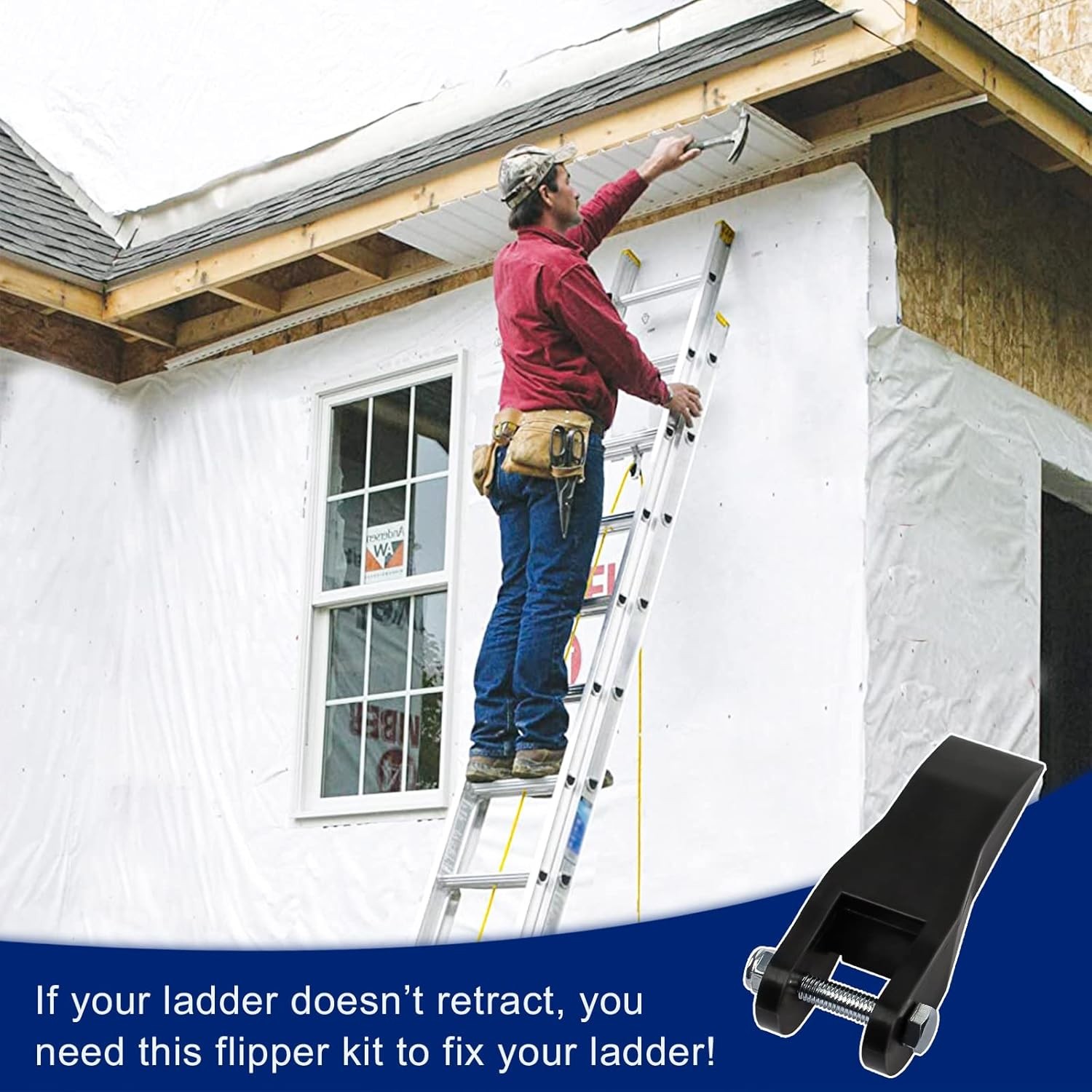 29-1 Extension Ladder Lock Flipper Kit for Werner/Louisville/Keller Aluminum and
