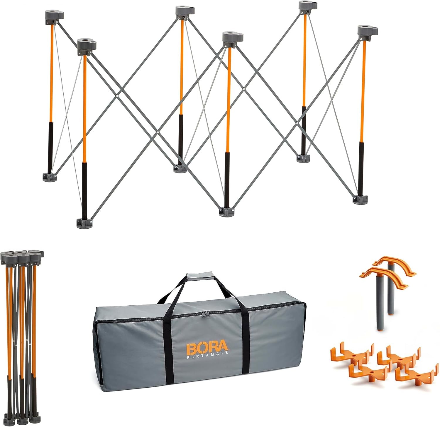 Centipede 2 ft. L x 4 ft. W x 2.5 ft. H Folding Work Table Steel 1500 lb