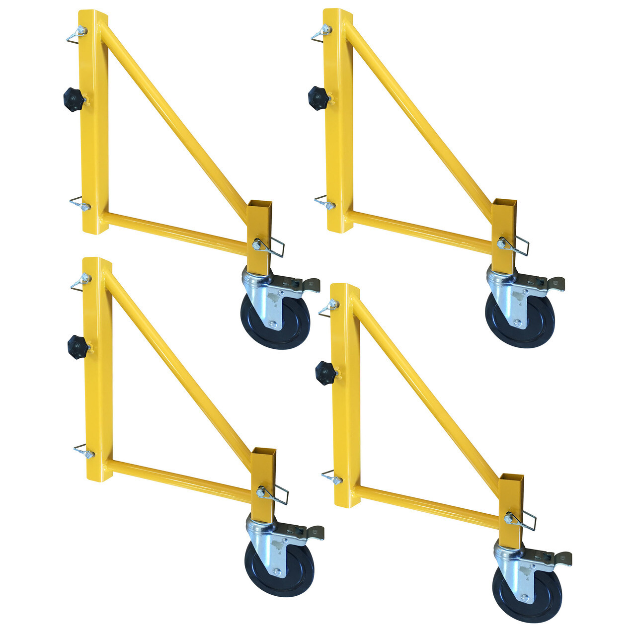 Pro-Series GSORWCS 18 inch Scaffolding Outriggers with Casters – 4 Piece Set