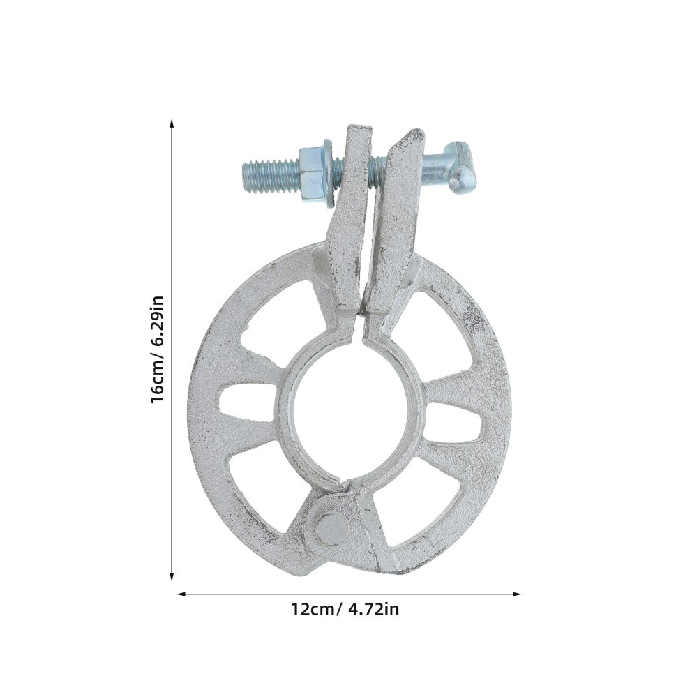 Scaffold Ring Lock Clamp with Movable Rosette, Steel Construction Round Plate