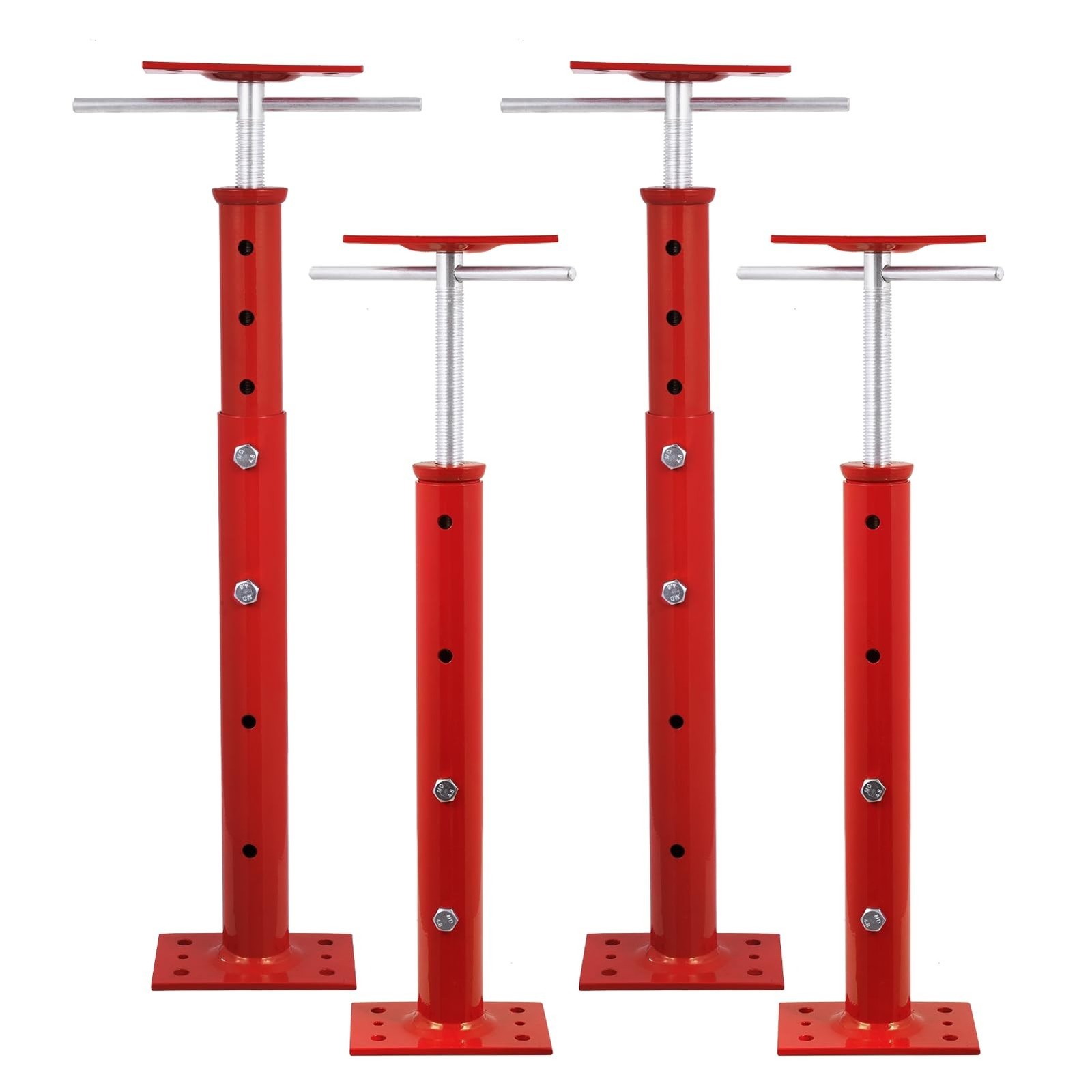 4 Pack House Jacks for Leveling 19”-36”Adjustable Support Jack,17636LBS Max…