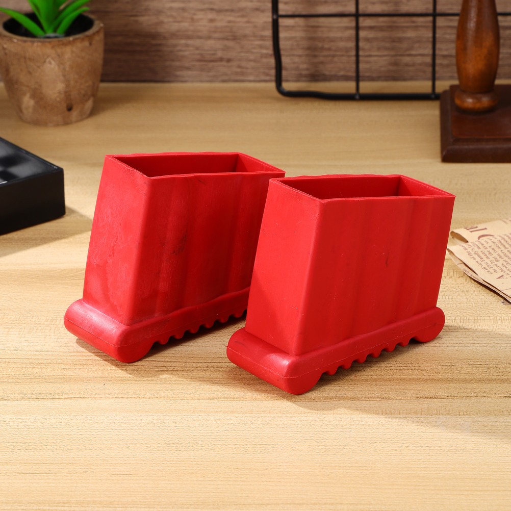 2 Pcs Ladder Dust Cover Bed Covers Rubber Leg Caps Step Foot Mat Pad
