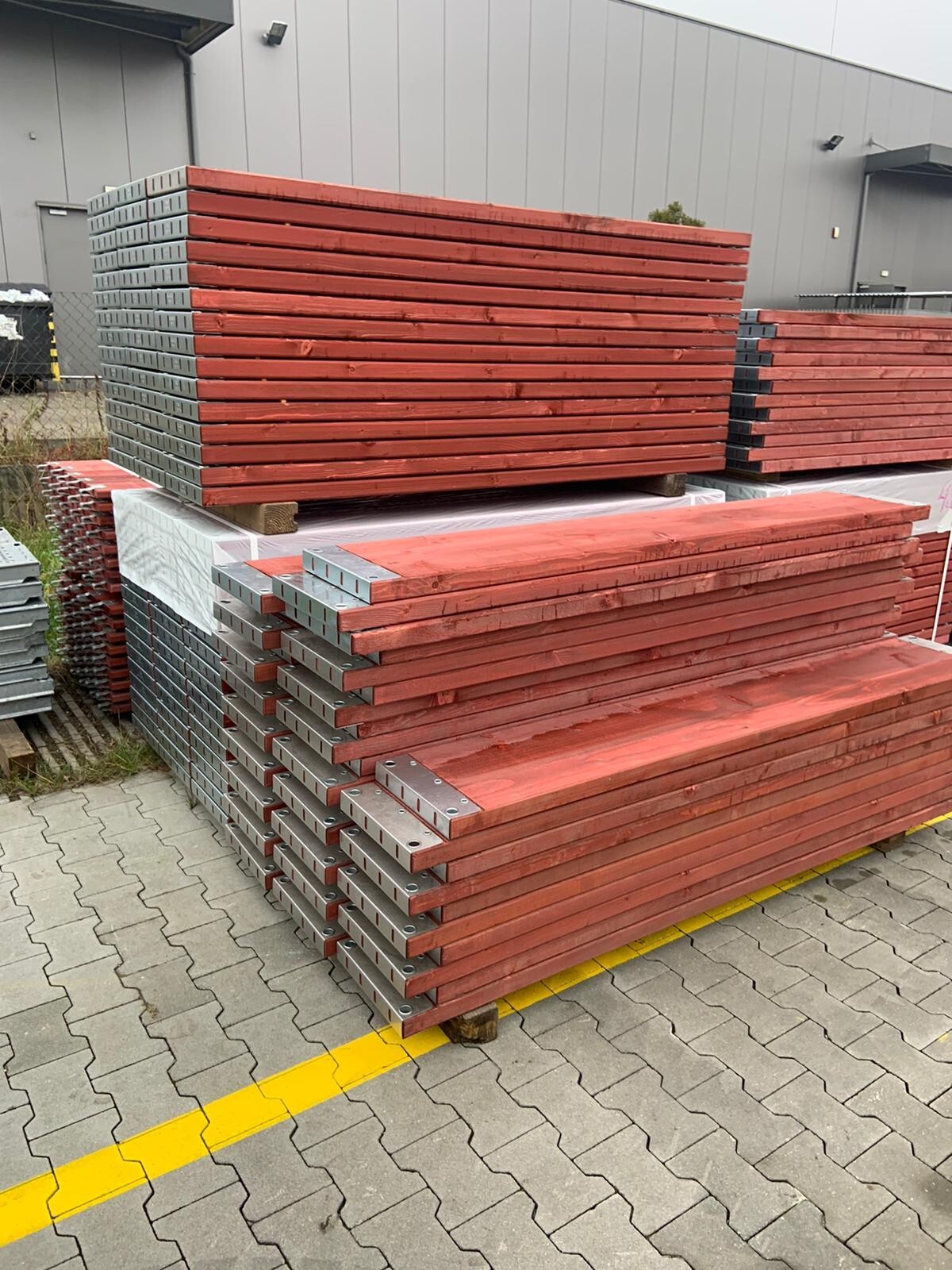 10x12m gable wall NEW scaff 74 gable scaffolding scaffolding no shipping costs