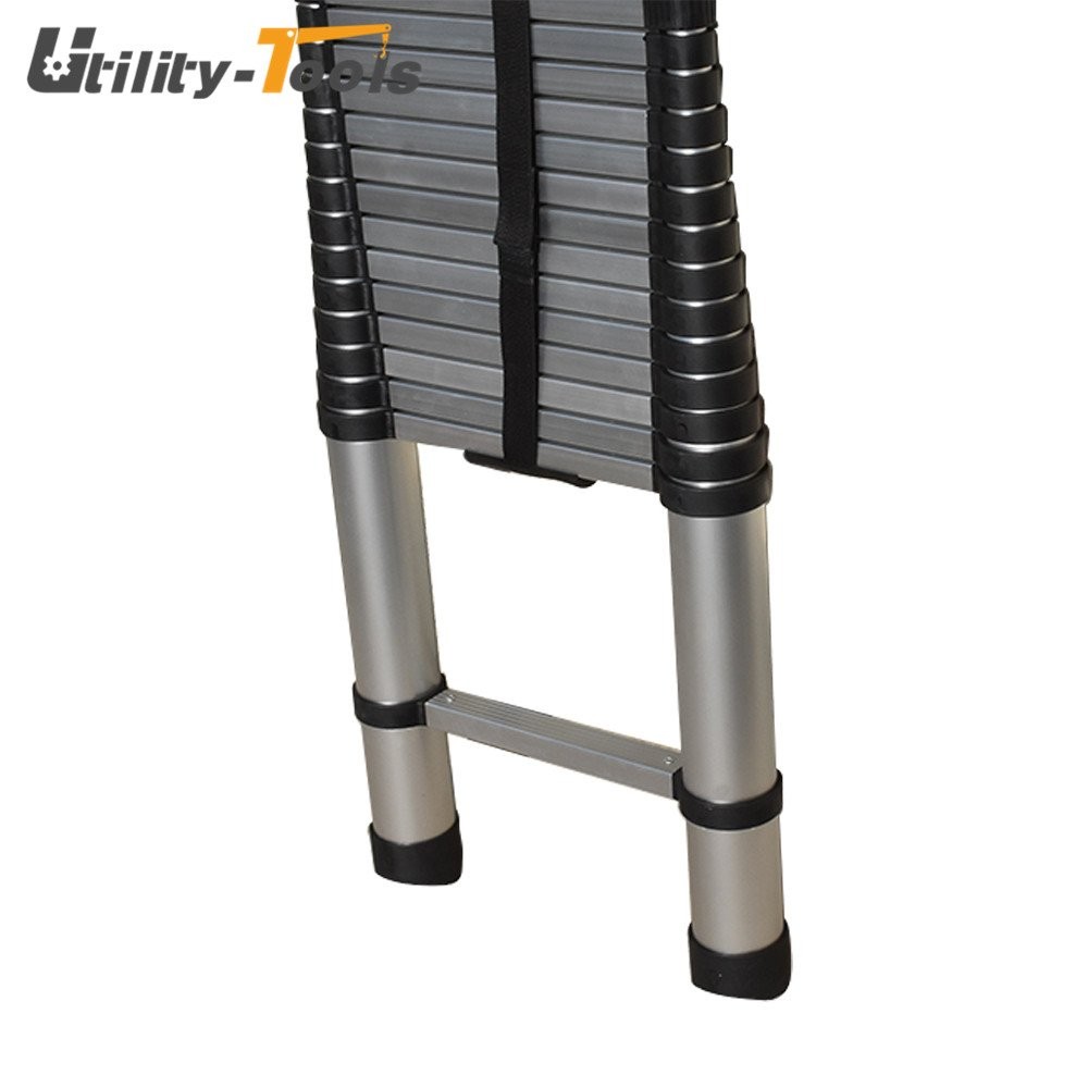 14.5FT Aluminum Multi Purpose Telescopic Extension Ladder Heavy Duty Step Ladder