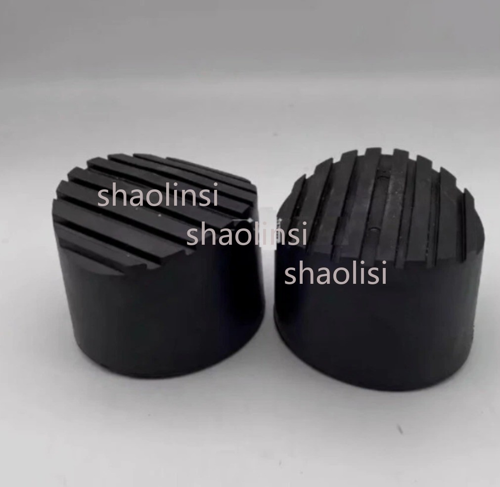 2pcs ID 76mm Rubber Telescopic Ladder Non-Slip Feet Mat Pad Cover Cushion