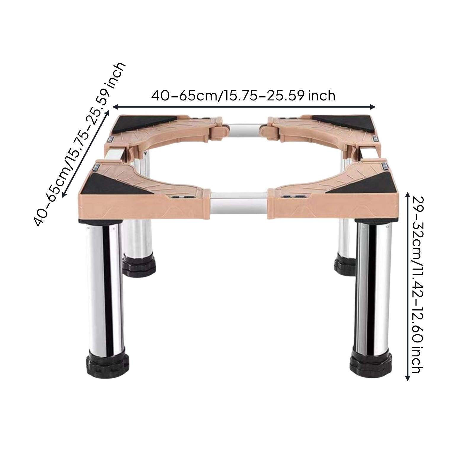 Washing Machine Stand Sturdy Duty Washing Machine Base Non-Slip Feet