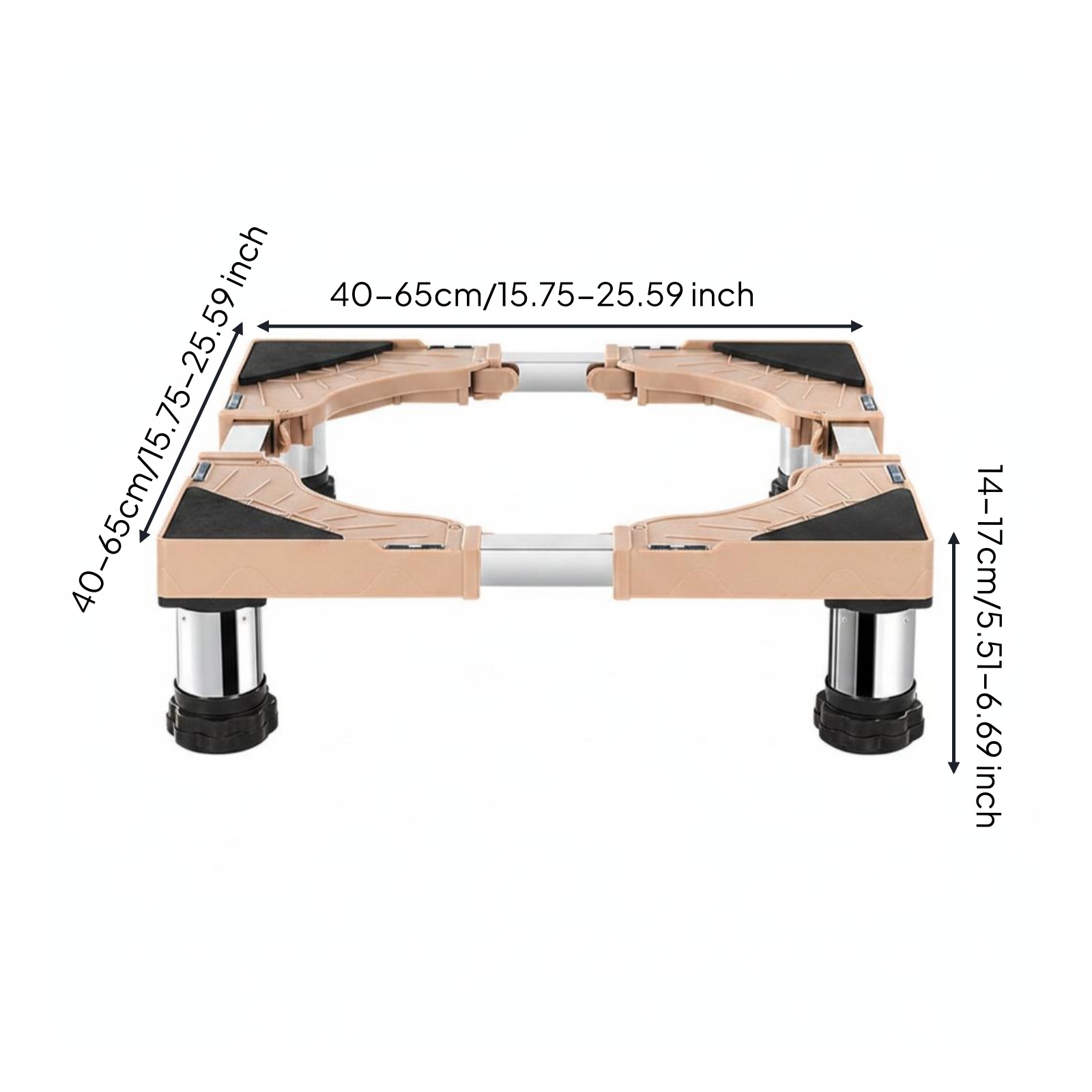 Washing Machine Stand Sturdy Duty Washing Machine Base Non-Slip Feet