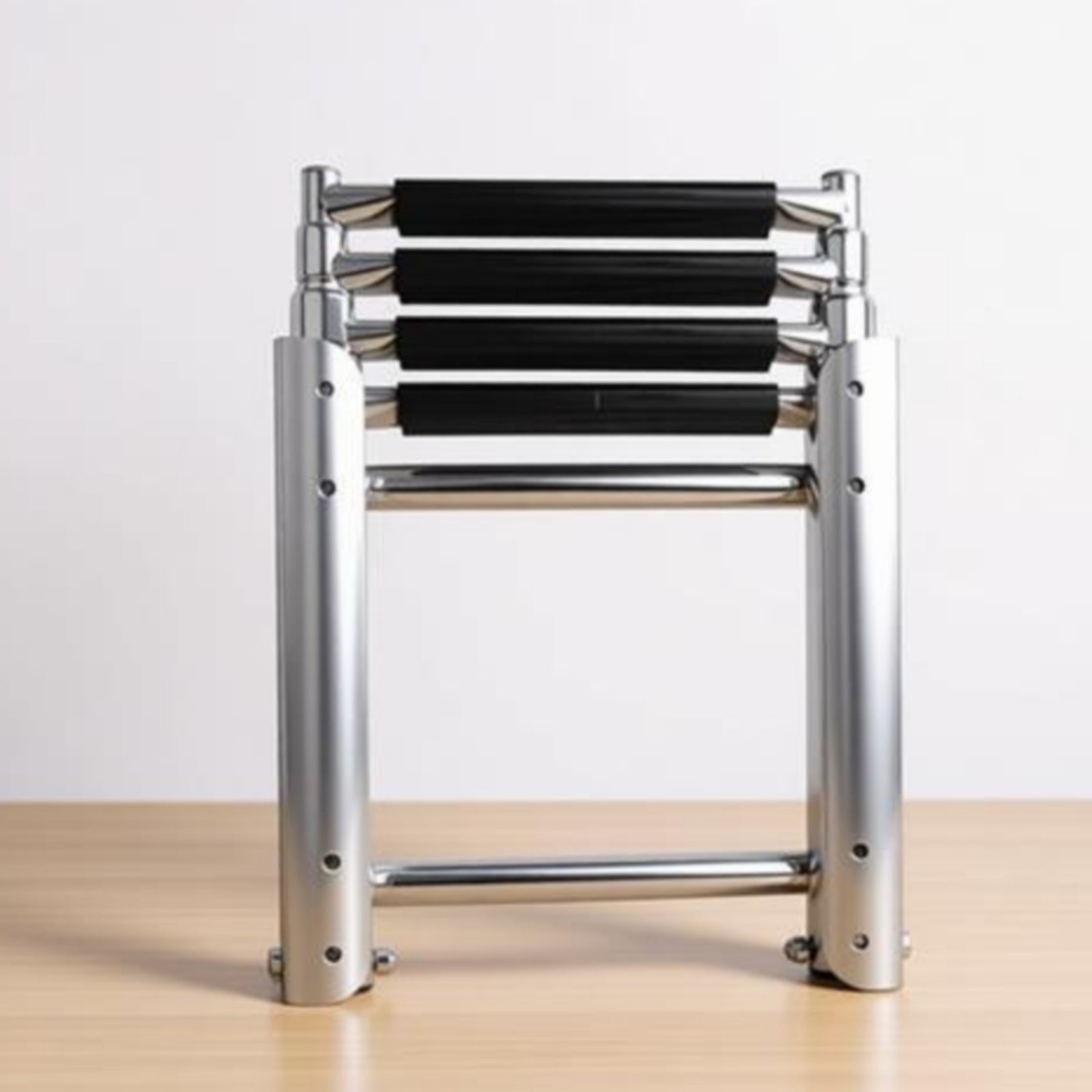 Telescoping Boat Ladder Foldable Folding Boarding Ladder Sturdy Duty