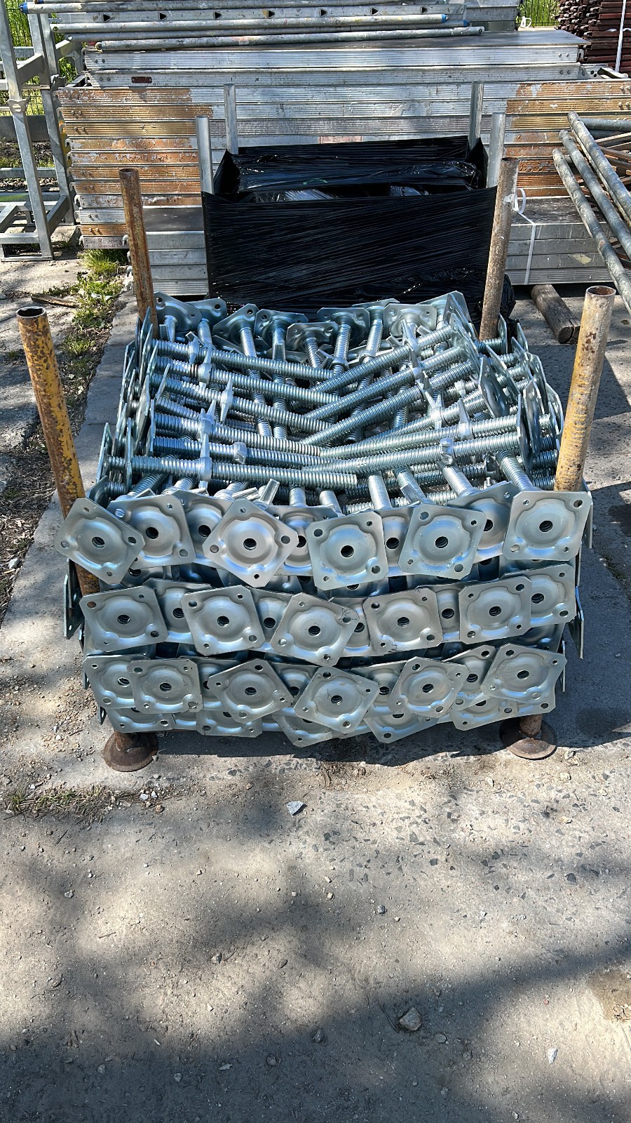Aluminium scaffolding 8x15m Alu-scaff 73 scaffolding not used