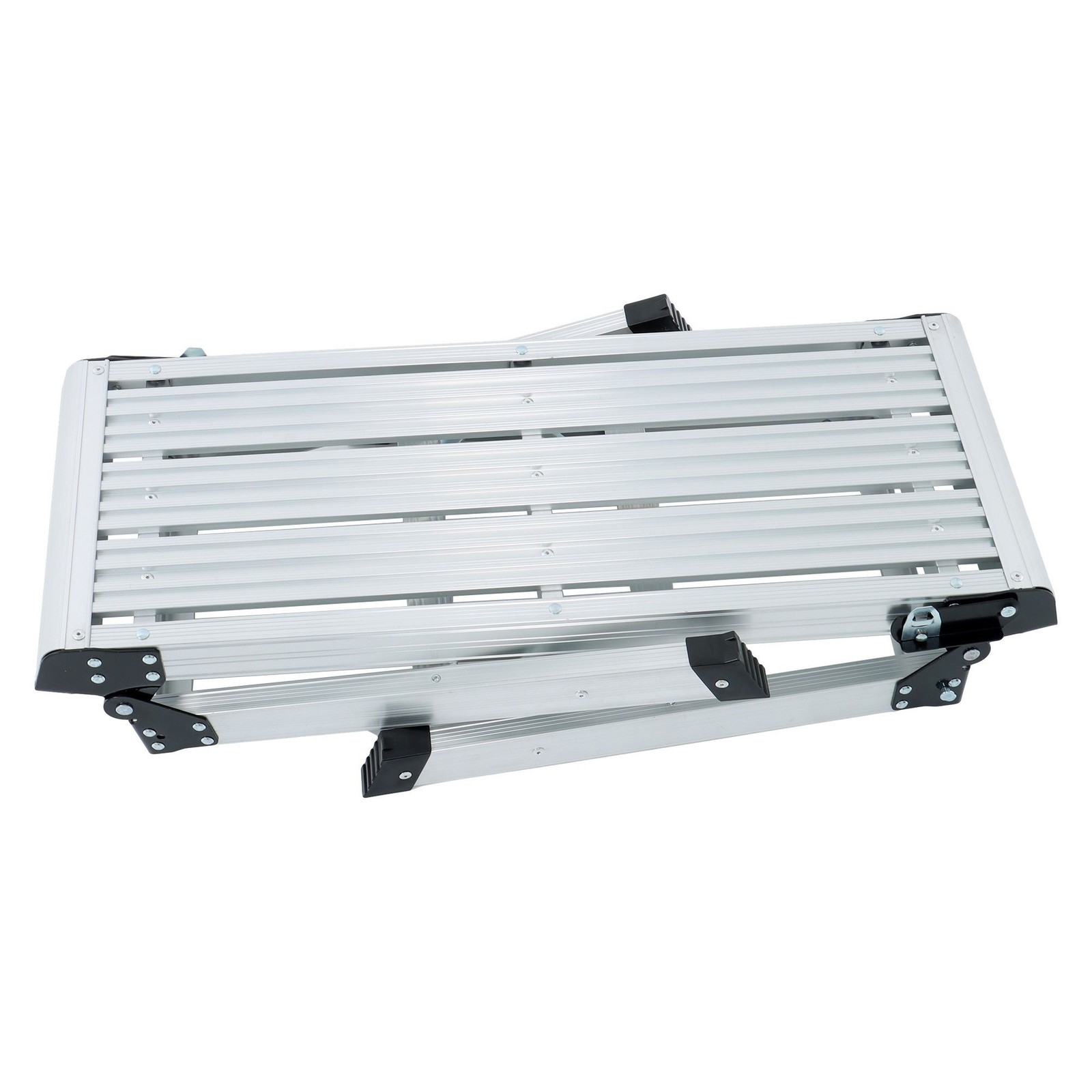 30″ Aluminum Folding Work Platform Drywall Ladder 330 lbs Non-slip Bench