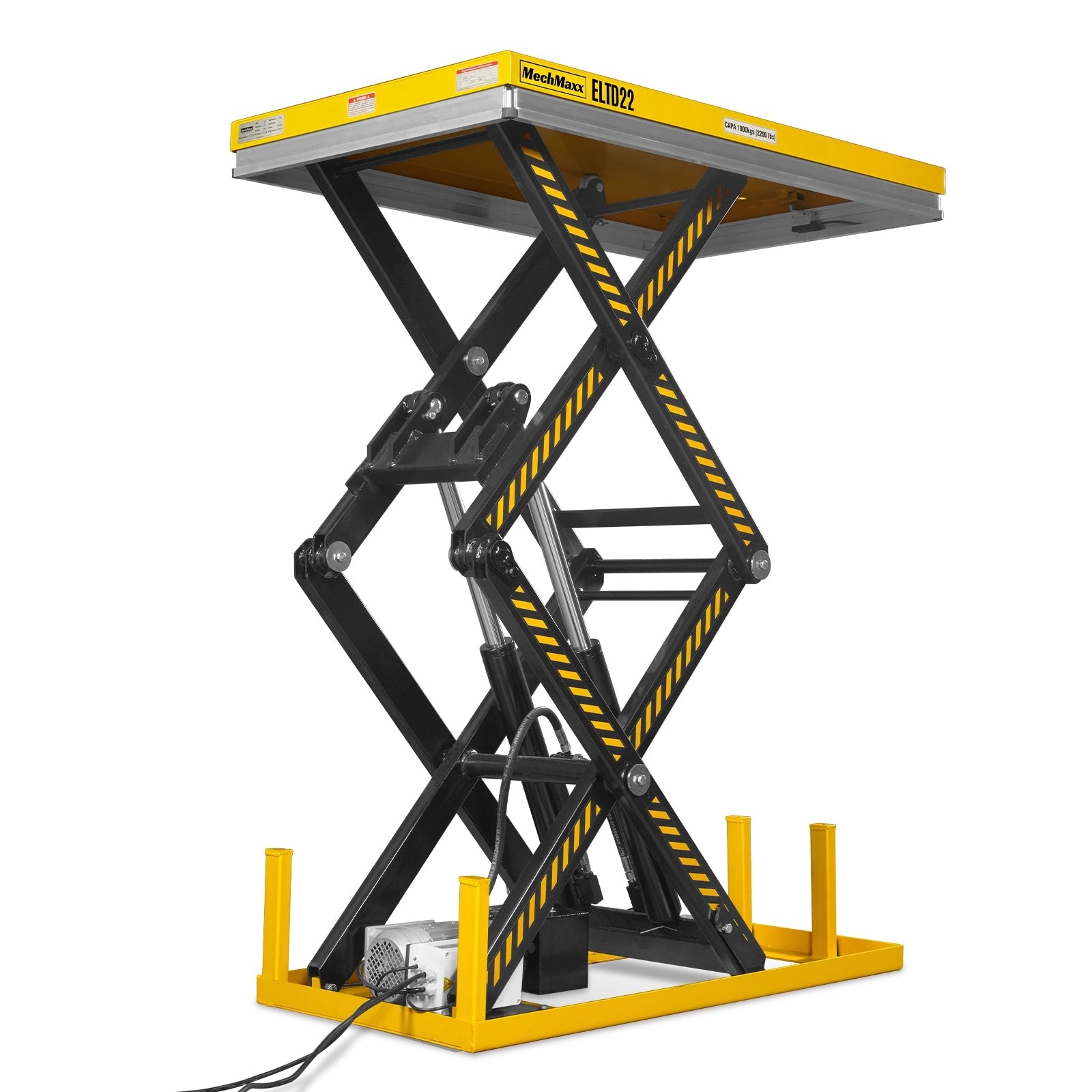 2200 lbs Capacity Electric Hydraulic Lift Table 51.2”x32.3” Platform, ELTD22