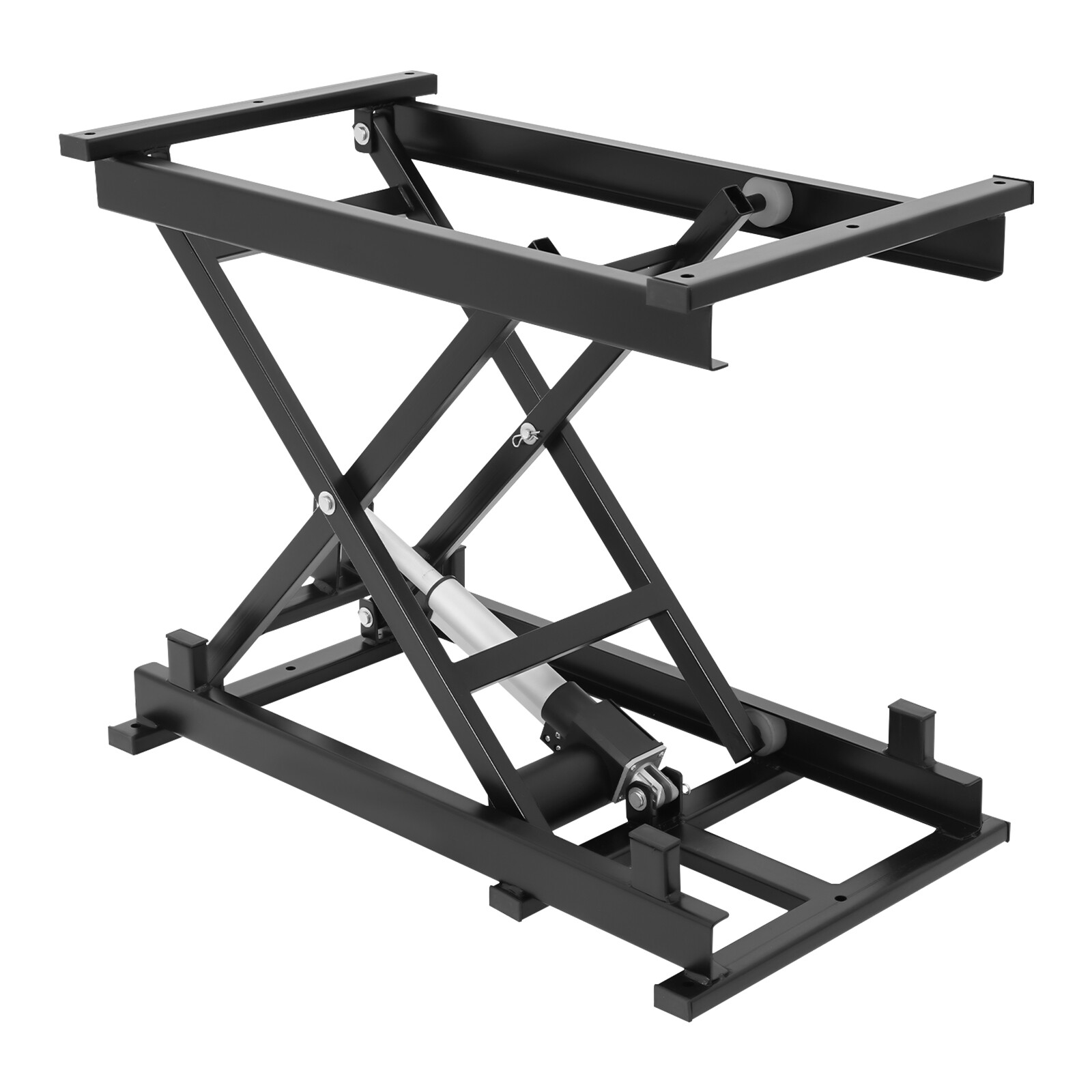 Electric Scissor Lift Table Material Handling Transportation Lift Platform 350lb