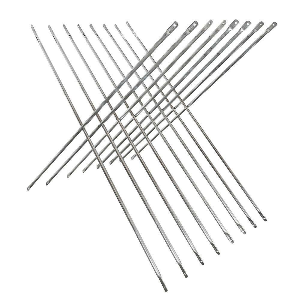4’x7′ Scaffold Cross Brace Steel Scaffolding Bars Walk-through Frame 8-PACK PAIR