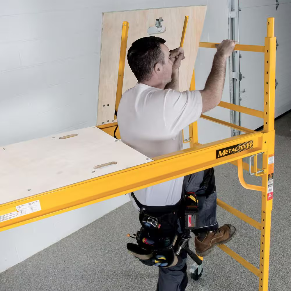 Wood Platform Walk Board with Trap Door for Baker Scaffolding with 1100 Lb. Load