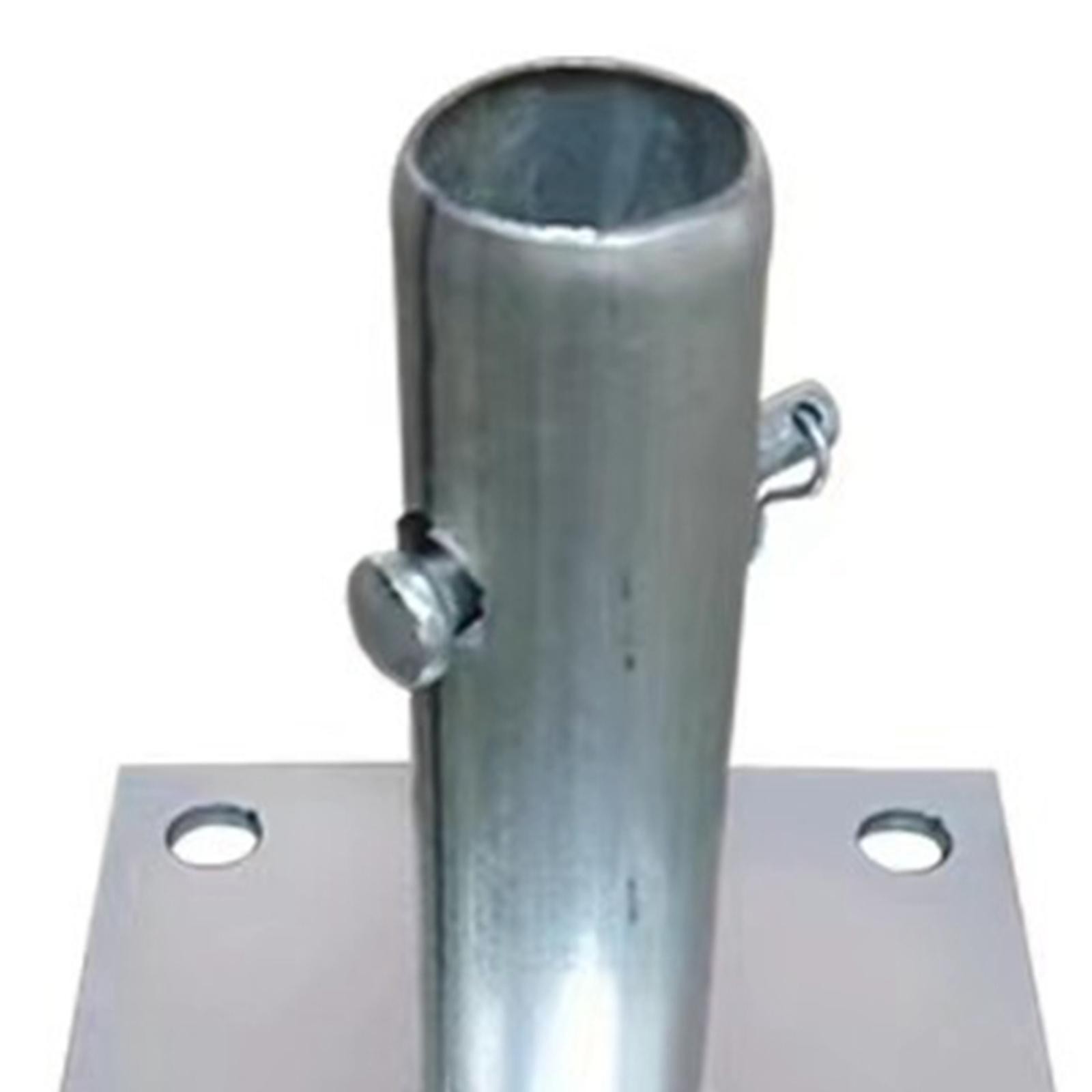 4Pcs Scaffold Base Plates 4.7×4.7inch Spare Parts Steel