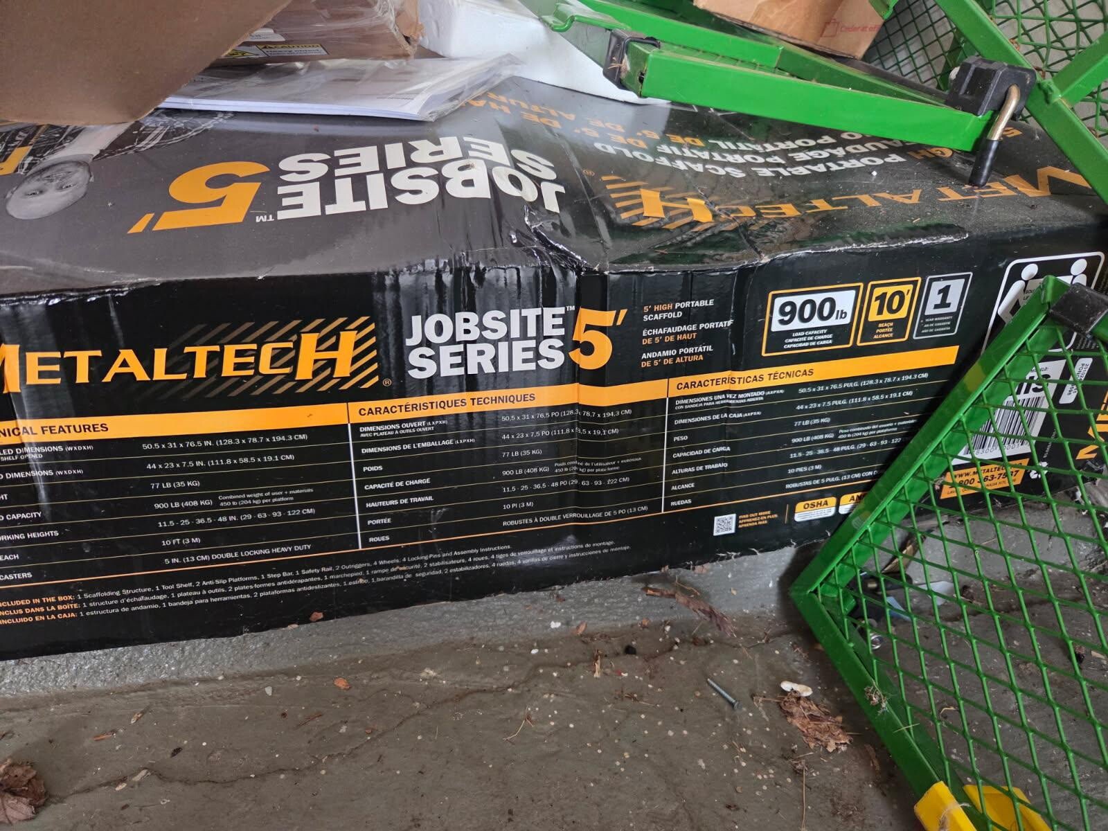 Metal tech JobSite Series 5 Portable Scaffold