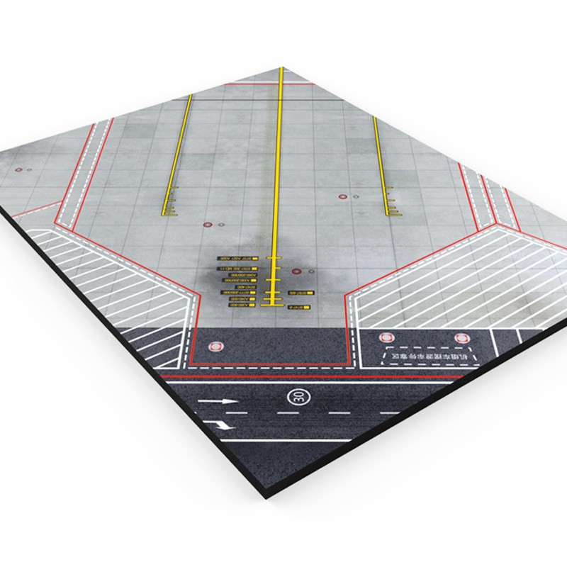 1: 400 International Airport Finished Wooden Platform Parking Apron Multiple