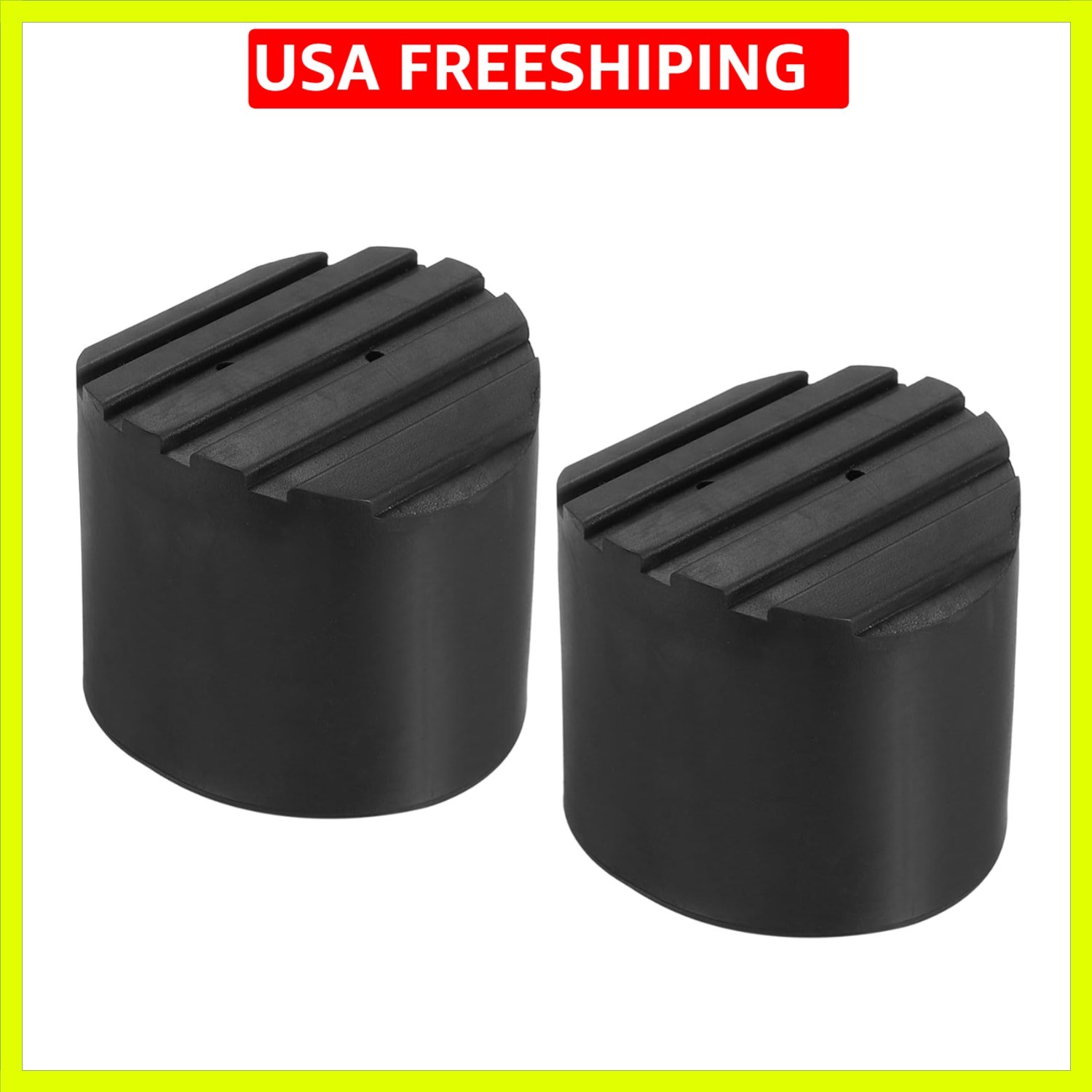 Ladder Non Slip Feet 3″/76mm, 2Pcs Rubber Round Foot Protective Mat Cushion R…