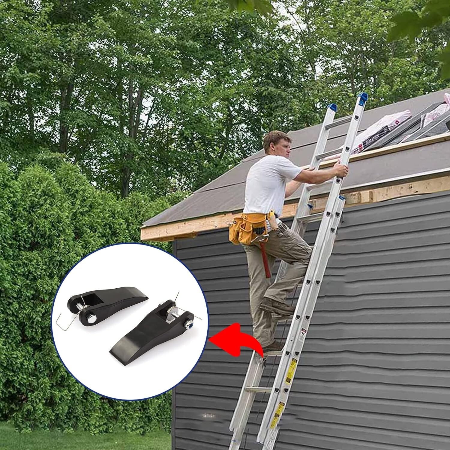 Flipper Replacement Kit 29-1 Compatible with Werner Aluminum and Fiberglass Exte