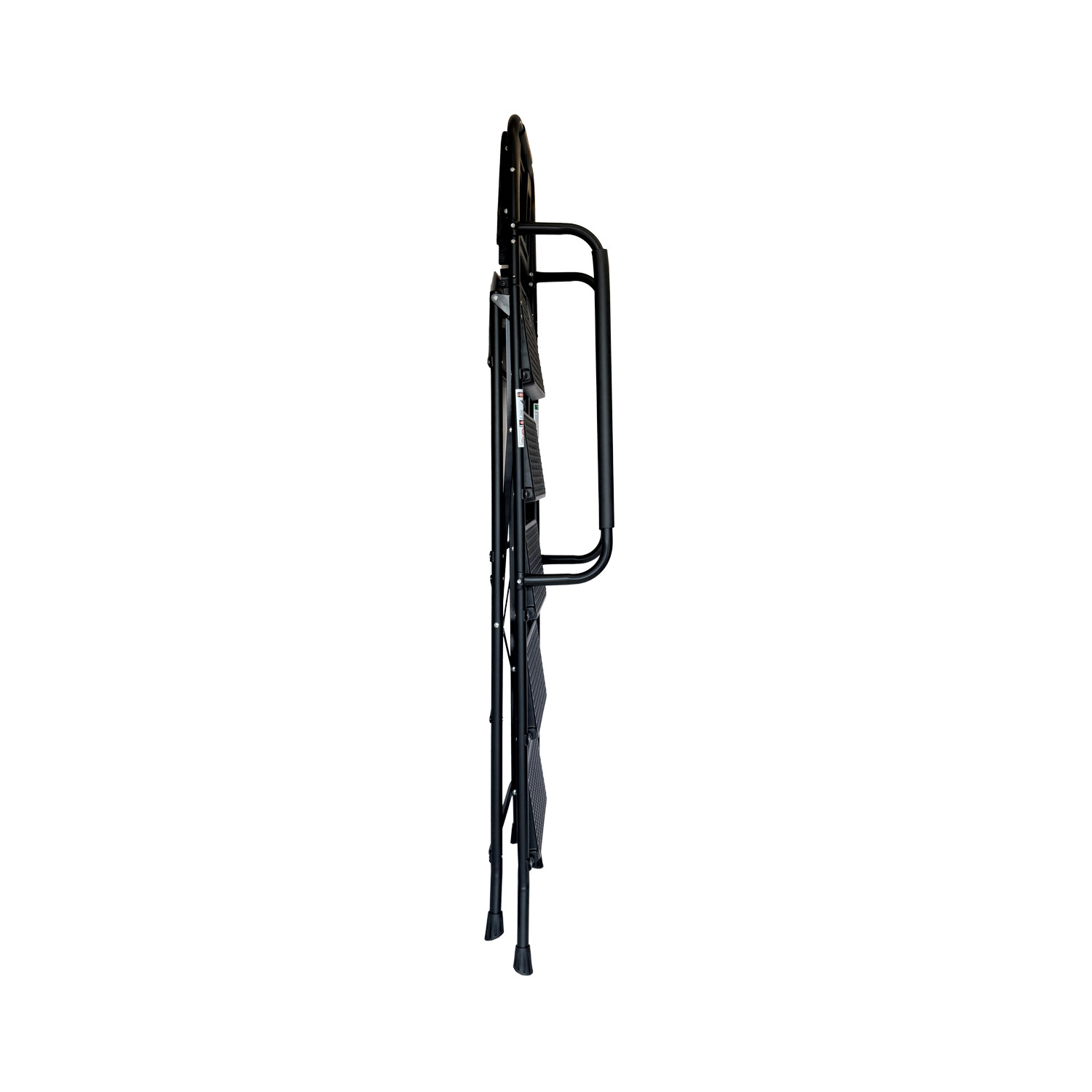 Step Ladder Folding Step Stool with Wide Anti-Slip Pedal Sturdy Steel Ladder