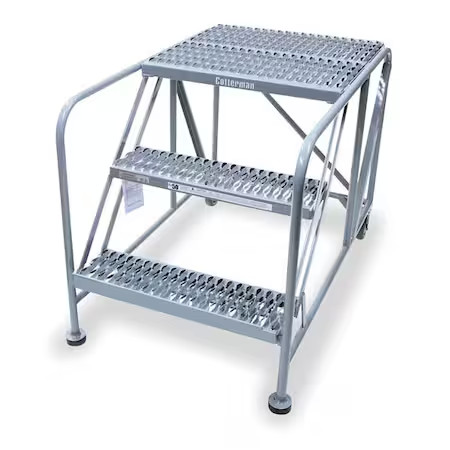 COTTERMAN 2WP3624A3B8AC1P6 Work Platform, Rolling, Steel, 20 In H