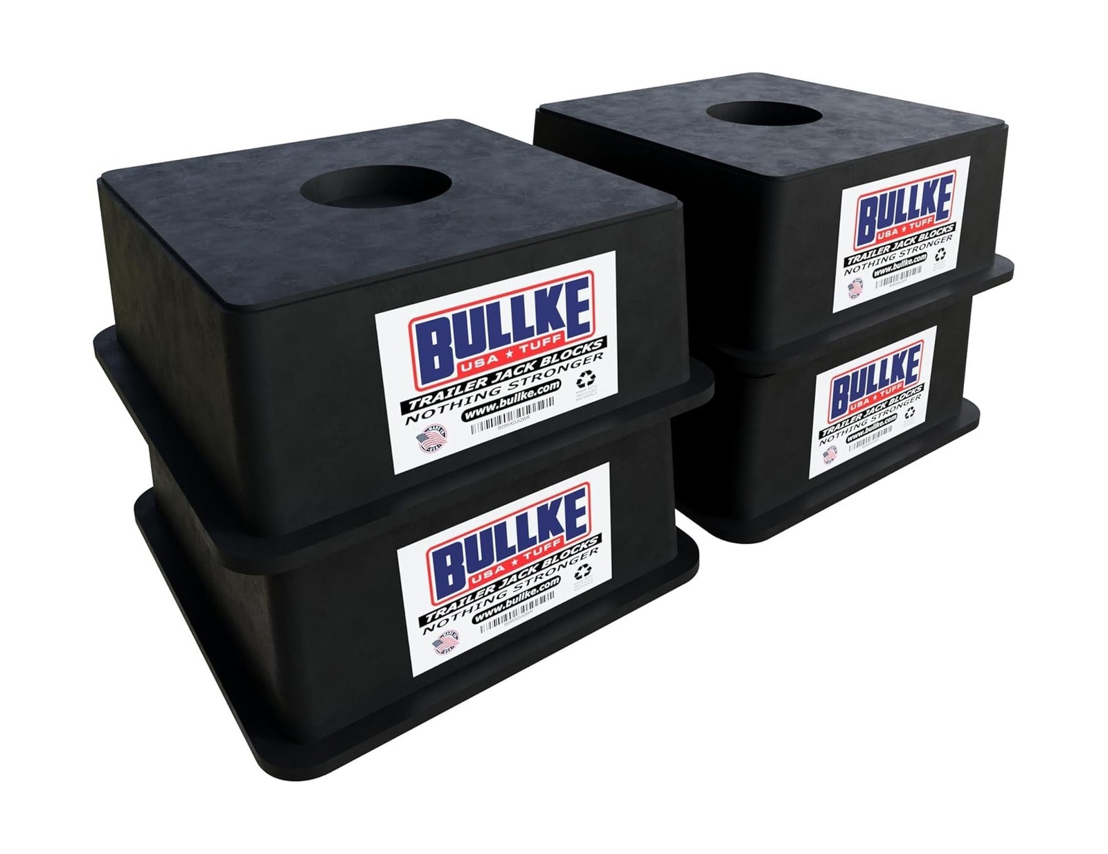 USA-Made Trailer Jack Blocks |Up to 18,000 lbs.| Heavy Duty RV Leveling & Sta…