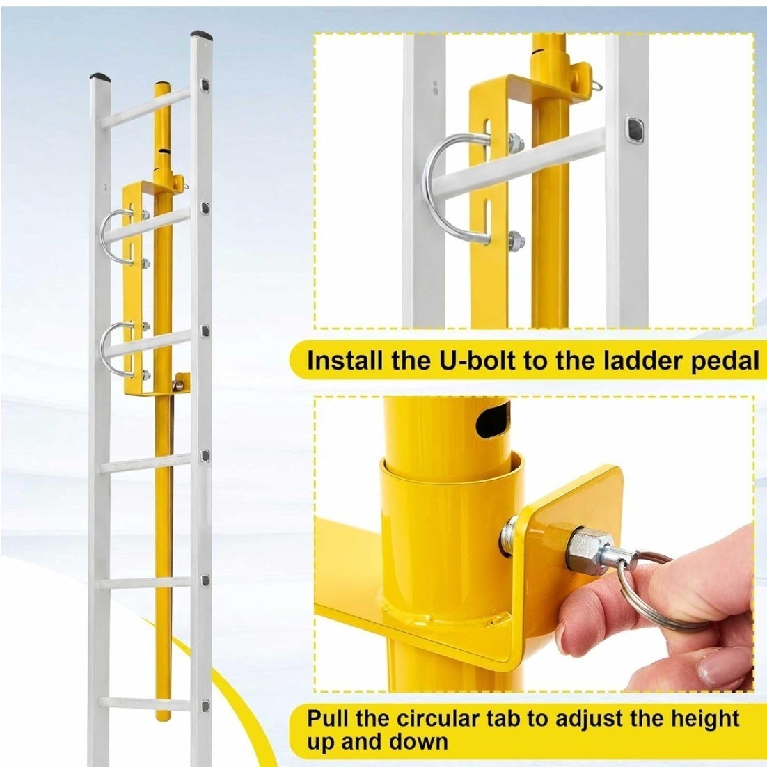 Roof Hatches Ladder Safety Post | Roof Top Safety Hatch Safety Post