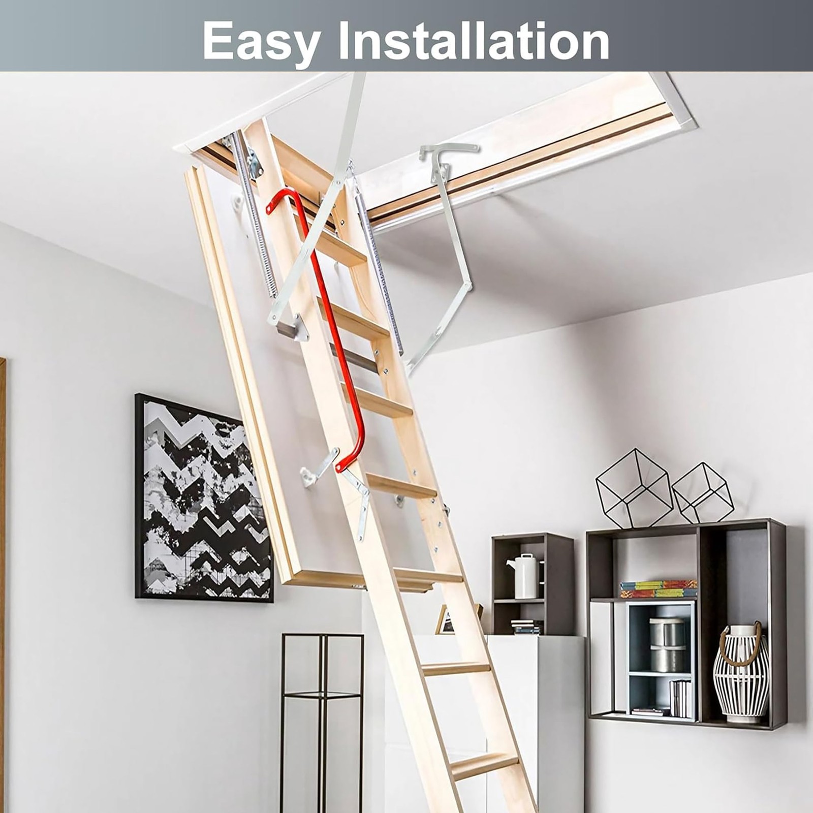 Heavy Duty 55-1 Attic Ladder Spreader Hinge Arms Compatible with Werner Models
