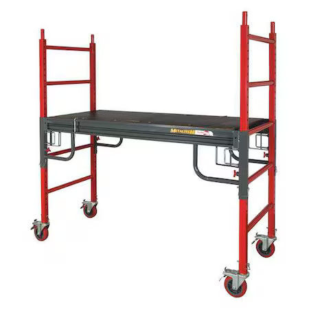 Metaltech I-Bmss Portable Scaffold, Steel, 1, 500 Lb Load Capacity, 6 Ft