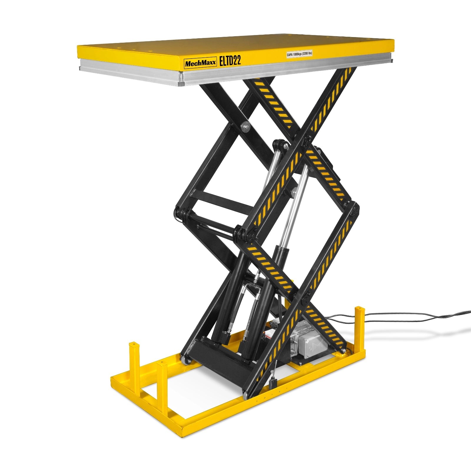 2200 lbs Capacity Electric Hydraulic Lift Table 51.2”x32.3” Platform, ELTD22