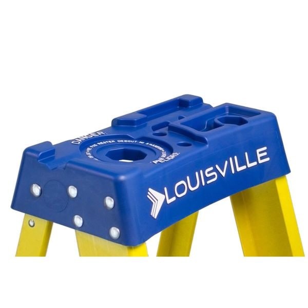 Louisville Fs2004 4 Ft Fiberglass Stepladder, 250 Lb Capacity