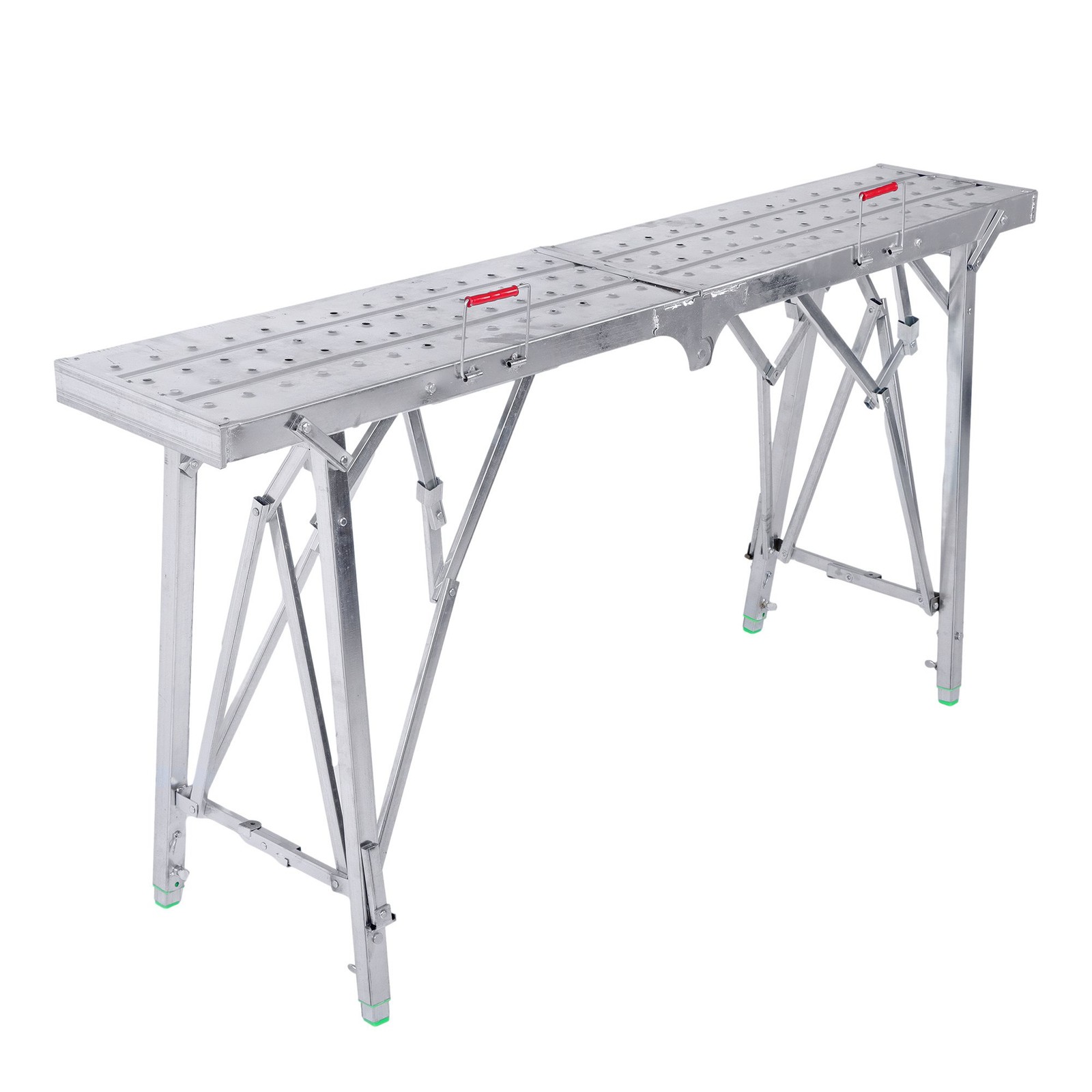 Aluminum Alloy 1.6m Folding Ladder – Versatile Portable Scaffold Platform