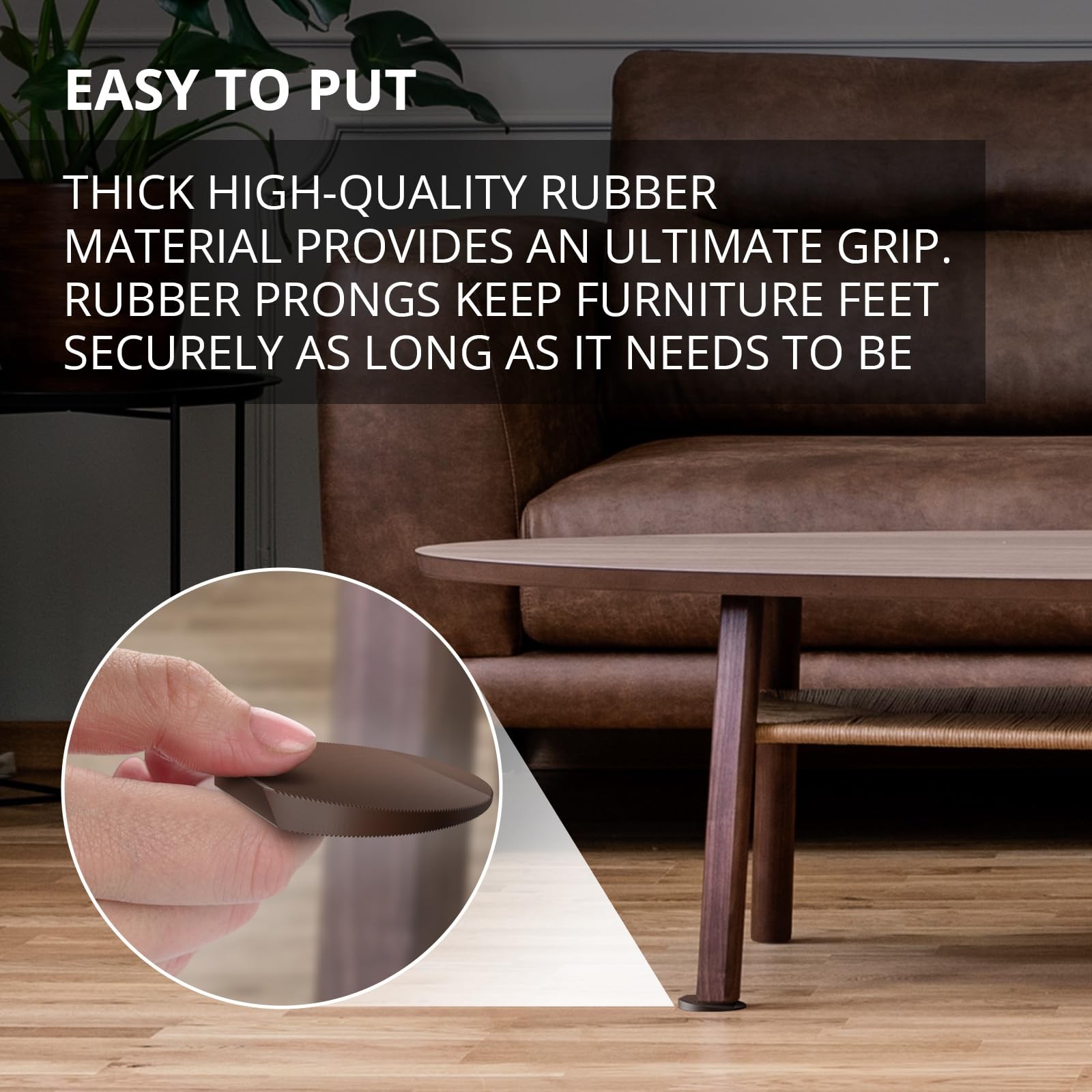 X-Protector Furniture Levelers – 16 PCS 2″ – Brown 16 Pack, Brown,