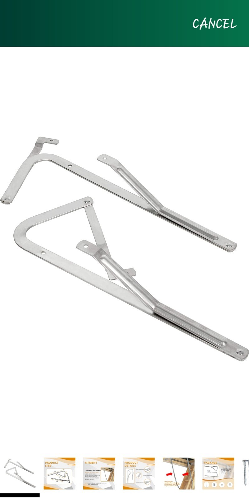 Access Ladder Spring Loaded Mechanism for Werner All Folding Models