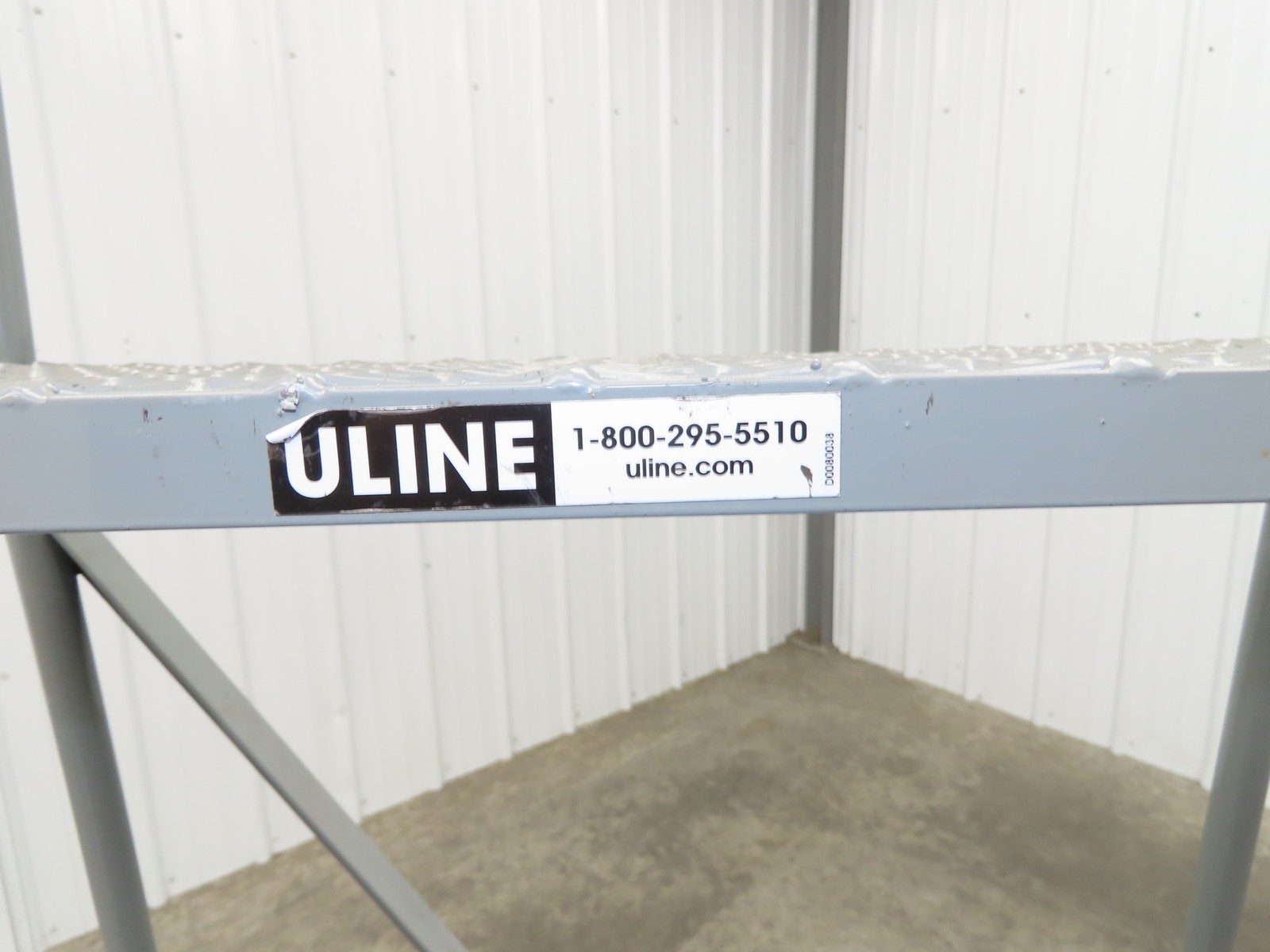 Cotterman Metal Rolling Ladder 5-Step 50″H Platform 24×7″Tread 80″H 30″W 450Lb
