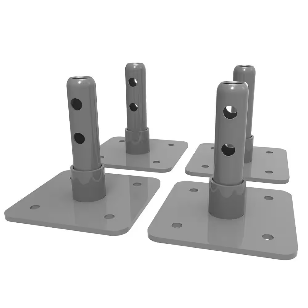 4.75 In. X 4.75 In. X 4.75 In. Steel Base Plate, Tools/Equipment for Leveling Ba