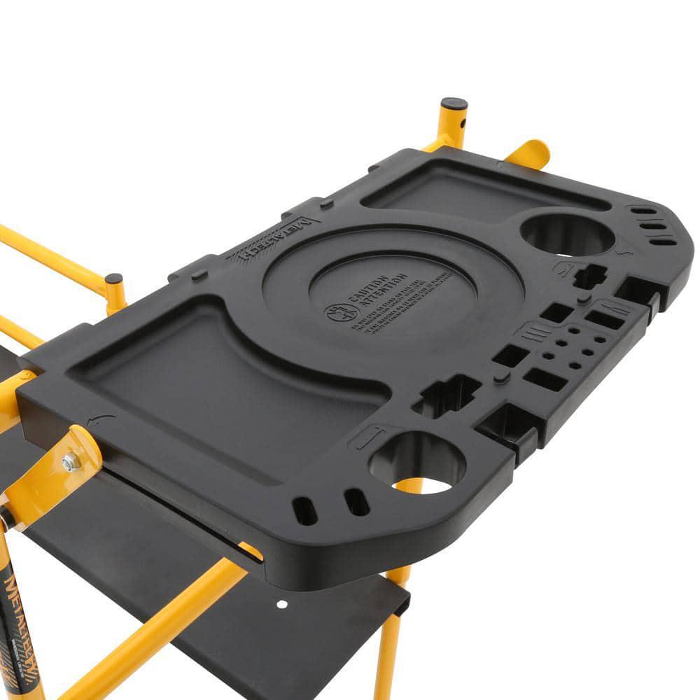 Mini Scaffold Platform Wheels Tool Shelf 500 lbs. Capacity 4.1 ft L x 3.8 ft. H