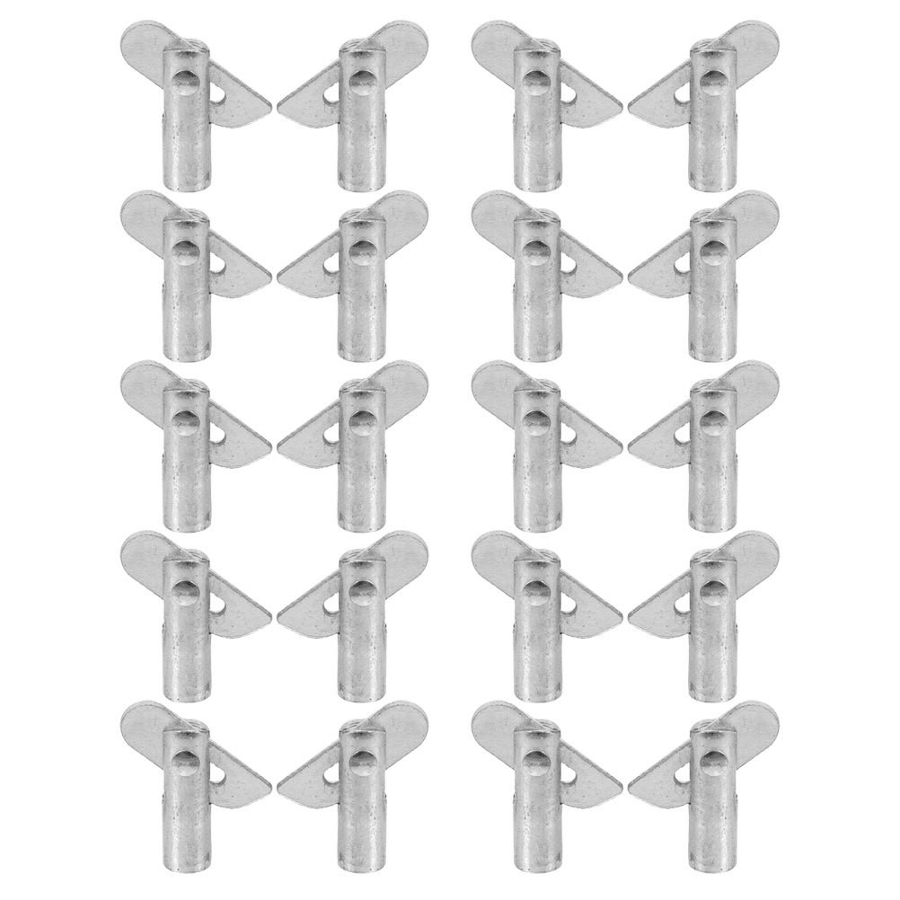 20 Pcs Detachable Scaffolding Guardrail Fixing Pegs for Brackets