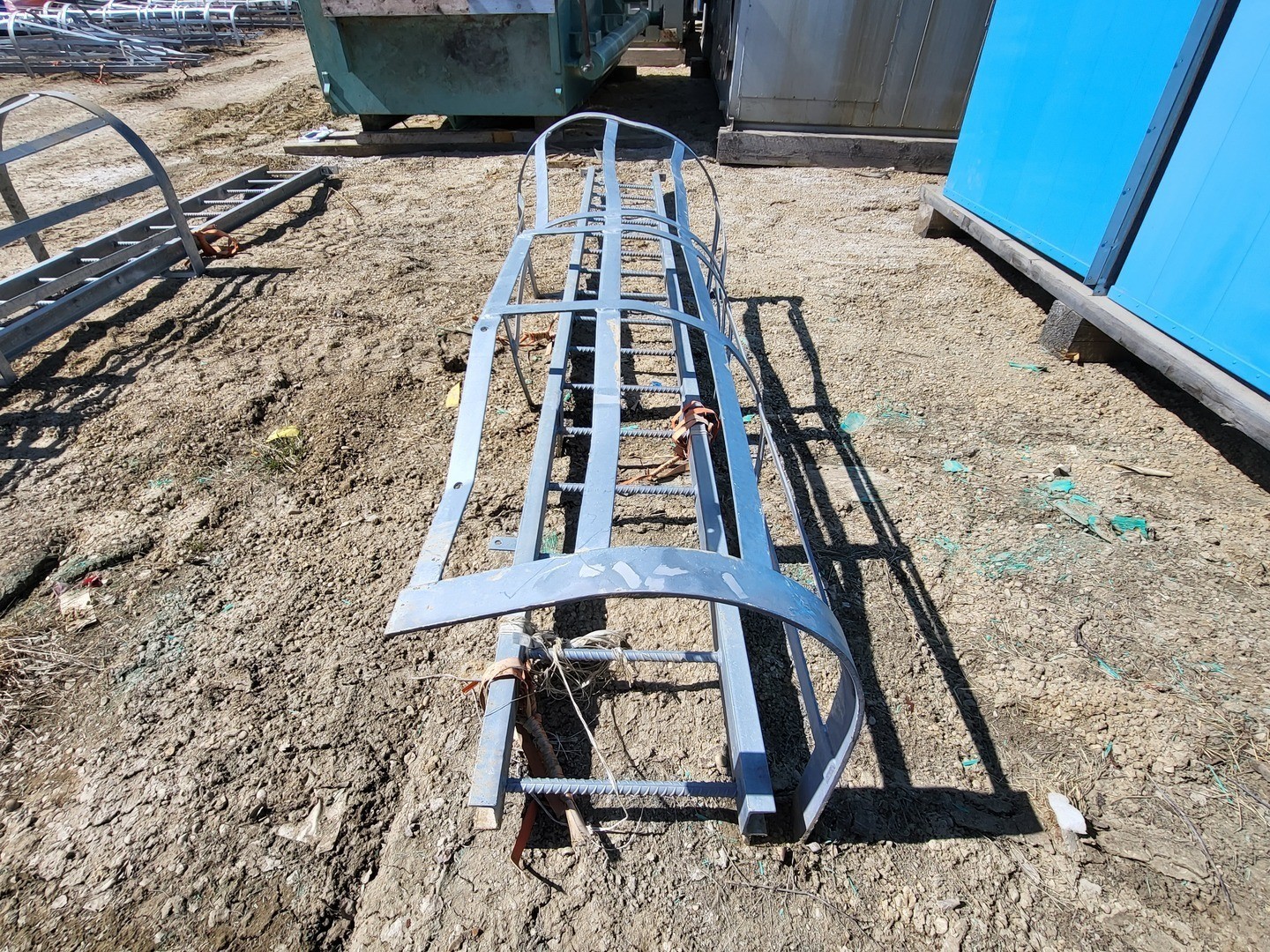 16ft. Steel Caged Ladder
