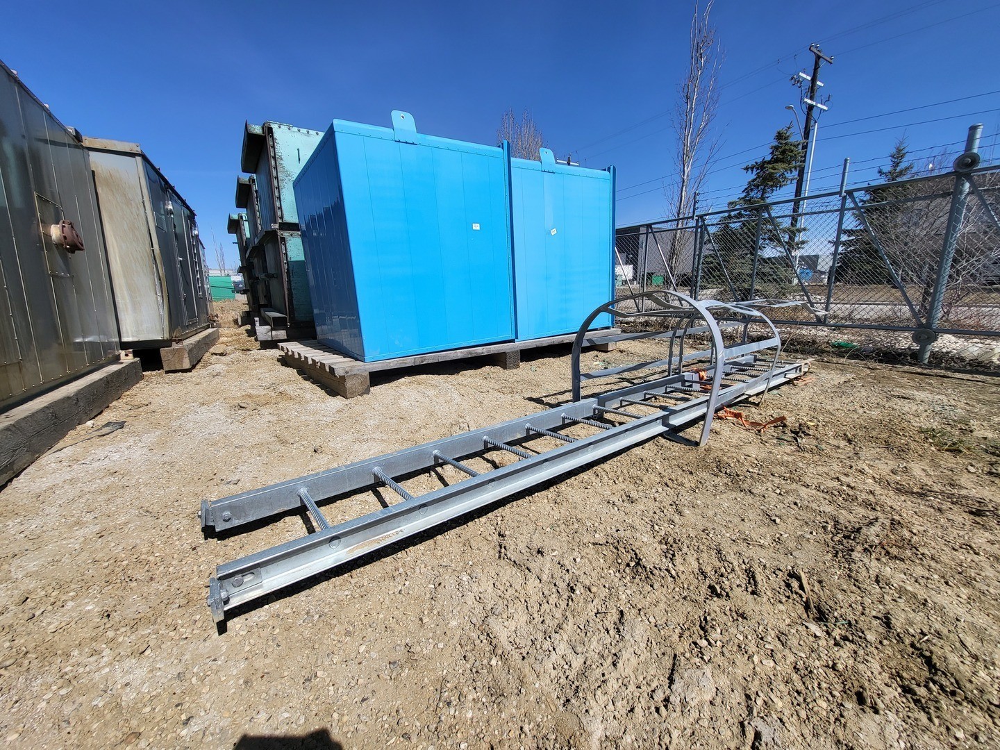 16ft. Steel Caged Ladder