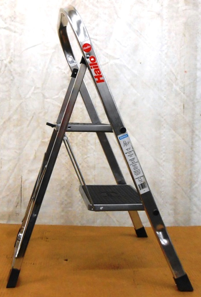 HAILO, PLATFORM STEP LADDER, 4392-801, K30-2, 330 LBS CAPACITY, 2 STEPS
